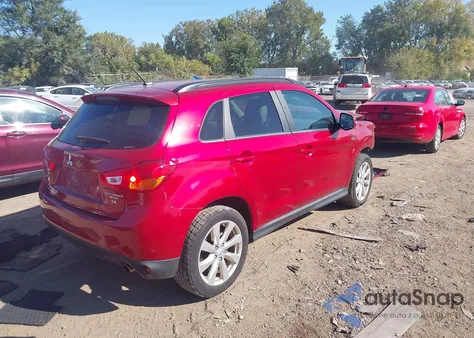 2015 Mitsubishi Outlander Sport Gt from USA, damaged, VIN 4A4AR4AW4FE043684